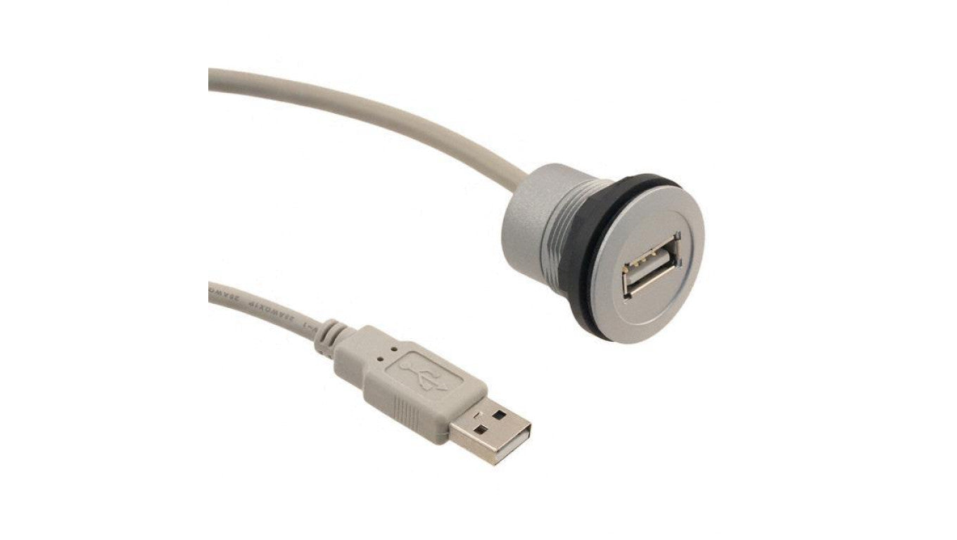 Gniazdo USB 22mm har-port -25÷70C Ø22,3mm IP20 srebrny 9454521923