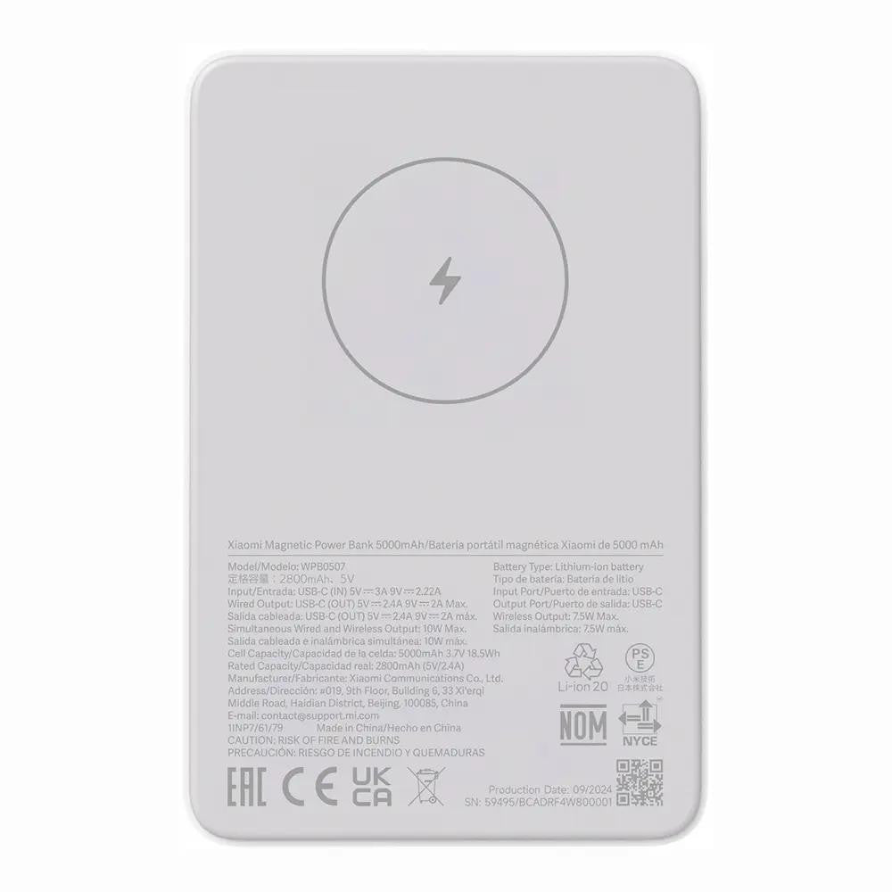 Powerbank Xiaomi Magnetic Power Bank 5000mAh