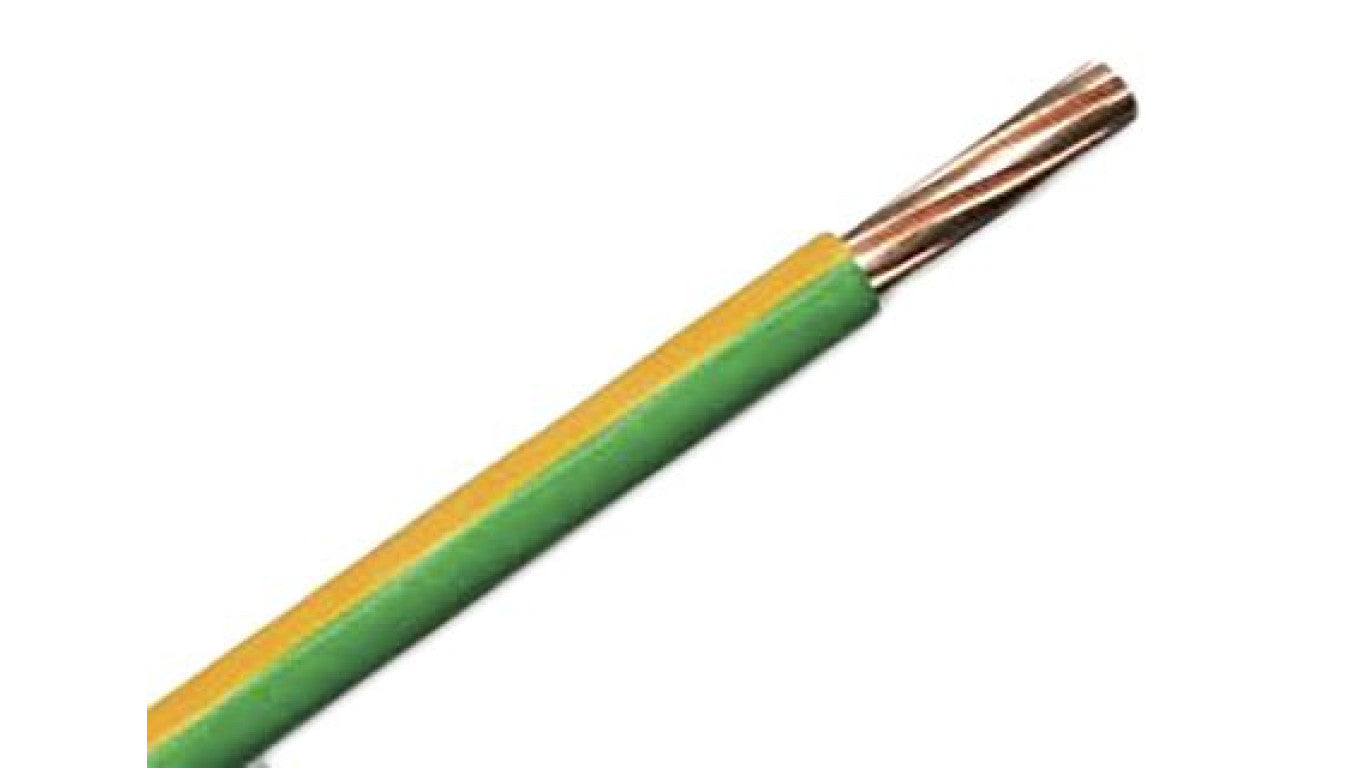 Przewód instalacyjny, 6491X, H07V-U., 100m, 2,5 mm² CSA , 450/750 V, 24 A, kolor: Zielony/Żółty
