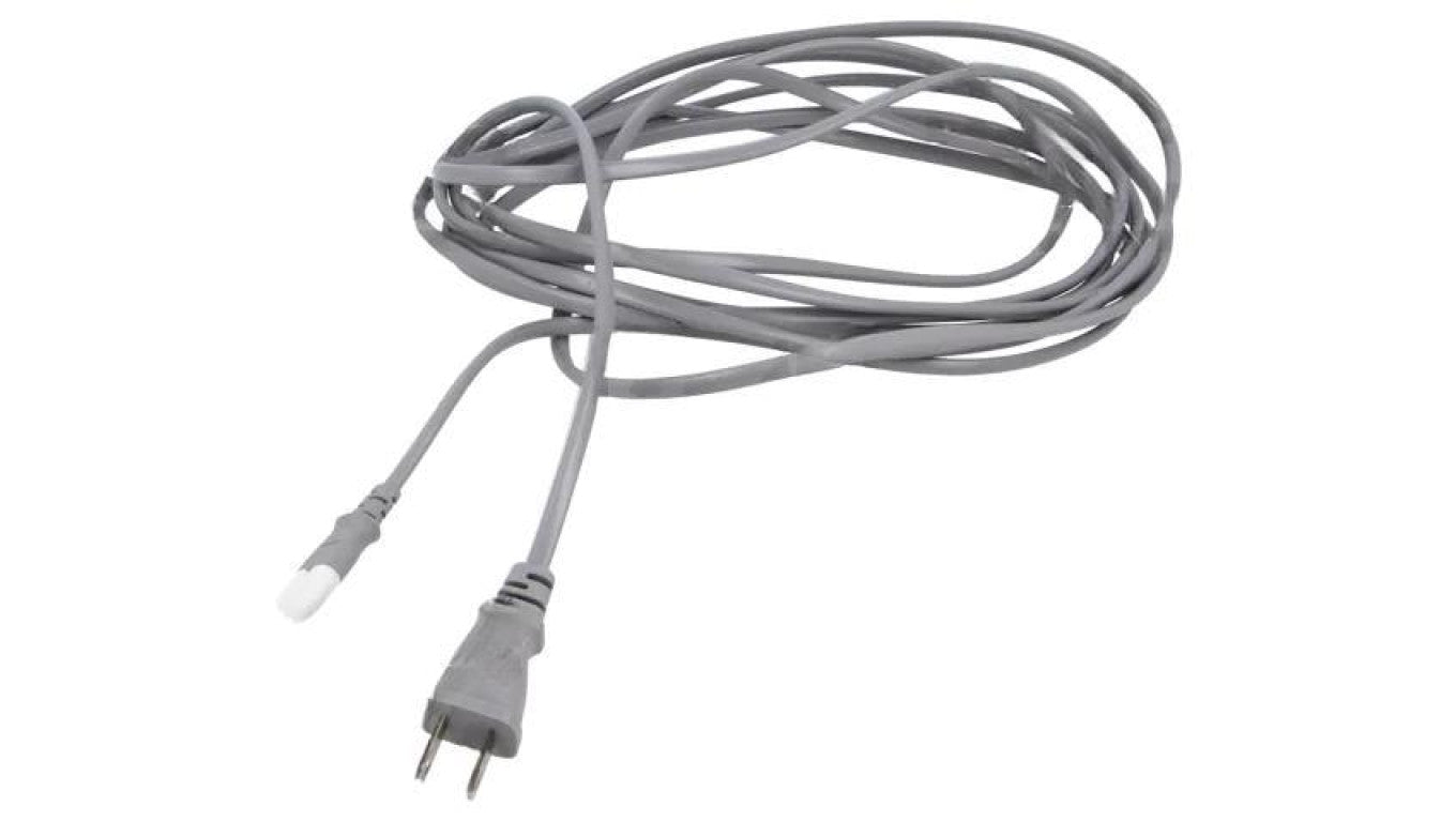 Kabel: 2x0,75mm2, IEC C7 żeński,JIS 8303 wtyk, 5m, 7A LT-819+537B VCTFK 2X0.75 5M GRY