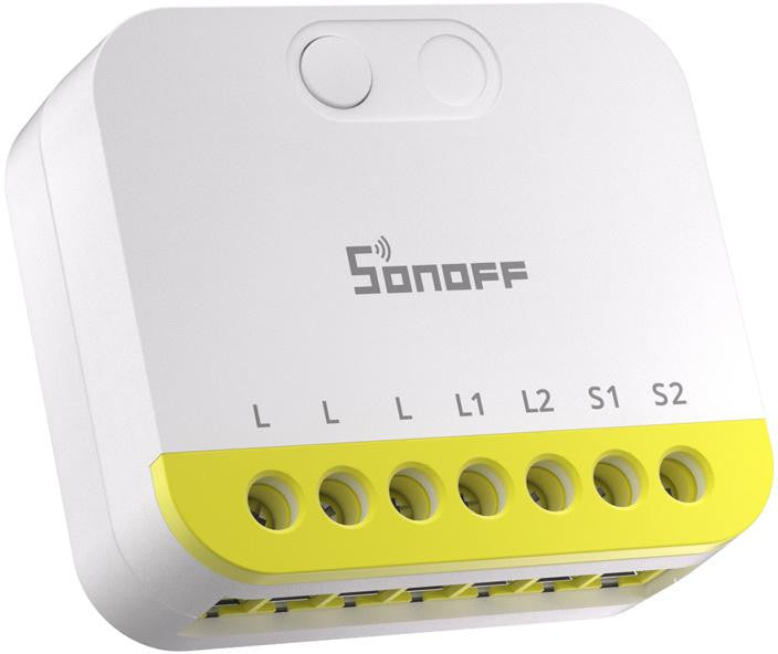 Dwukanałowy mini przełącznik bez N Sonoff MINI-ZB2GS-L ZigBee