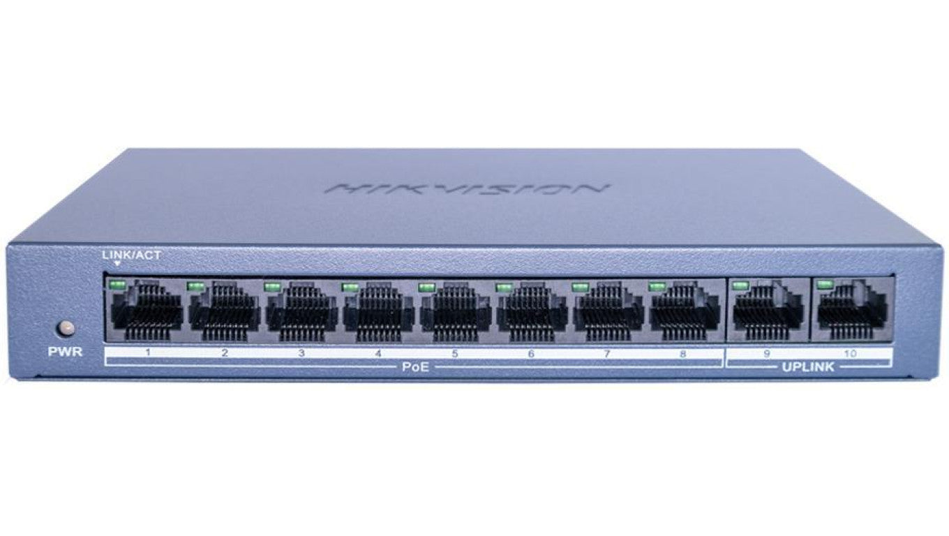 Switch PoE 8-portowy 100Mbps (niezarządzalny) DS-XS0110-P/Polish PL