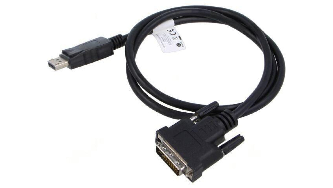 Kabel DisplayPort wtyk,DVI-D (24+1) wtyk DisplayPort 1.2 CA-DPDV-10CU-0010-BK