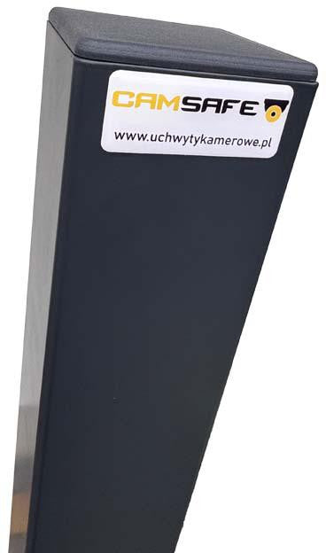Słupek montażowy Camsafe 100x100 do kamer LPR CS-LPR2x 2m
