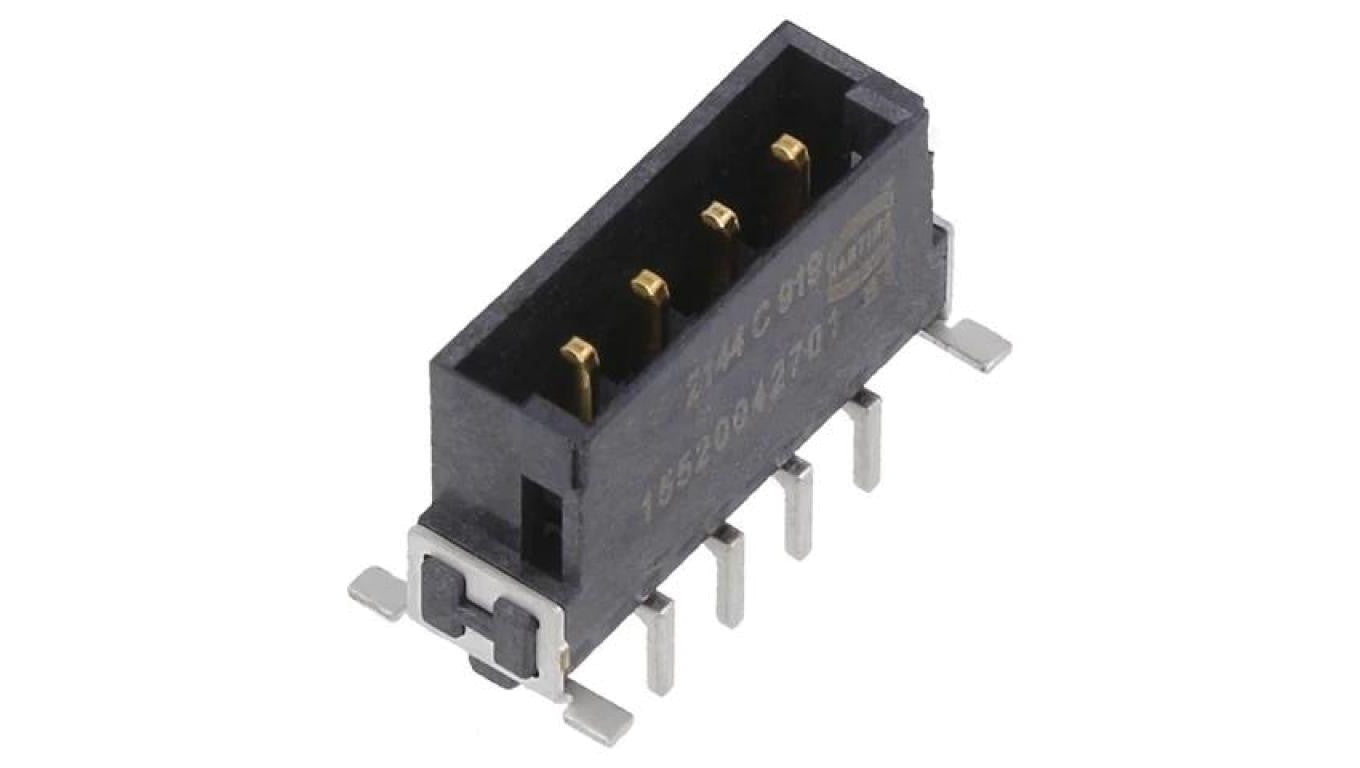 Złącze: płytka-płytka męskie, P4 har-flex Power THT 15520042701333