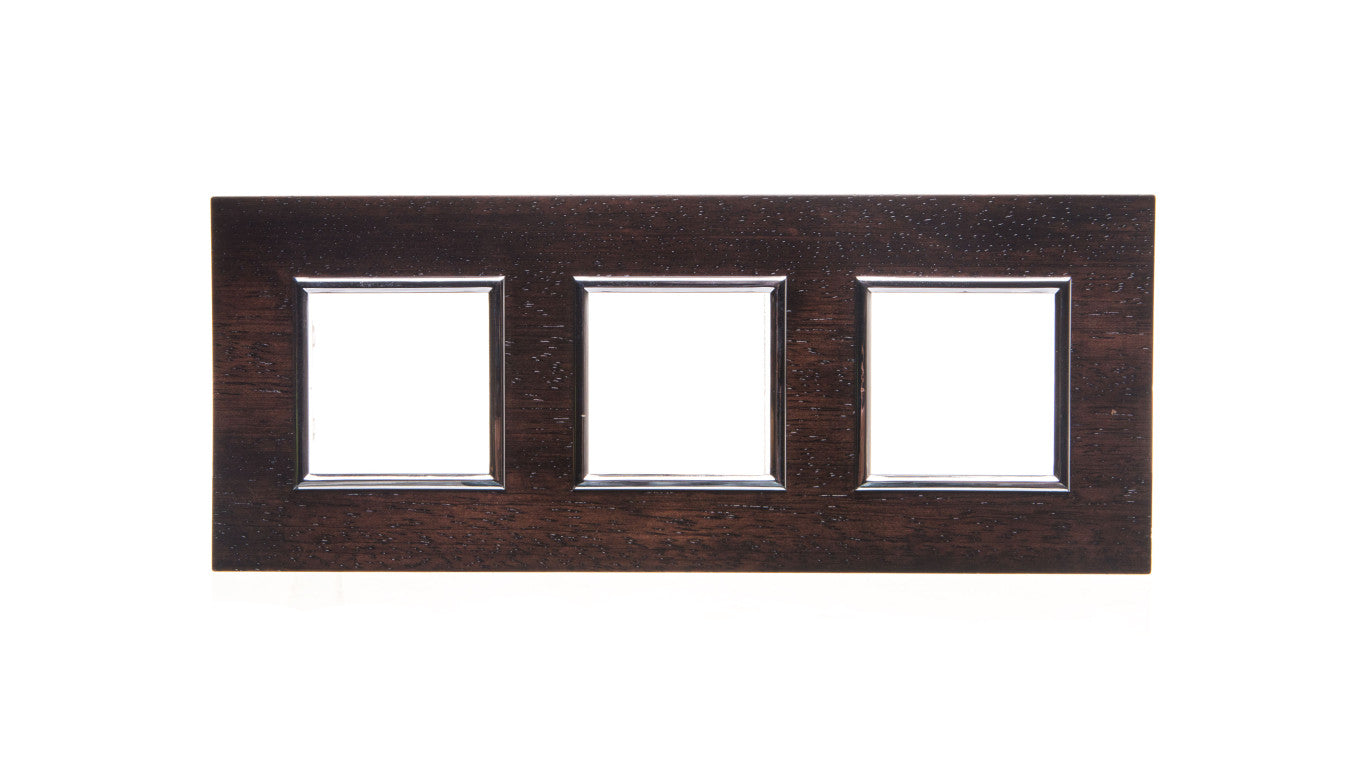 DANTE Ramka potrójna drewno WENGE 4523383