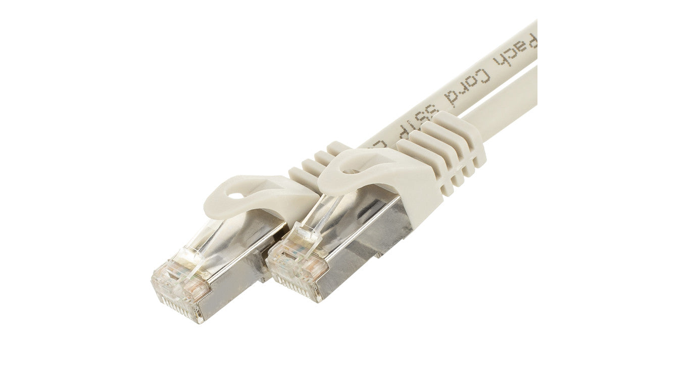 Patchcord S/FTP kat.7 PiMF kabel sieciowy LAN 2x RJ45 PoE szary 10m NEKU