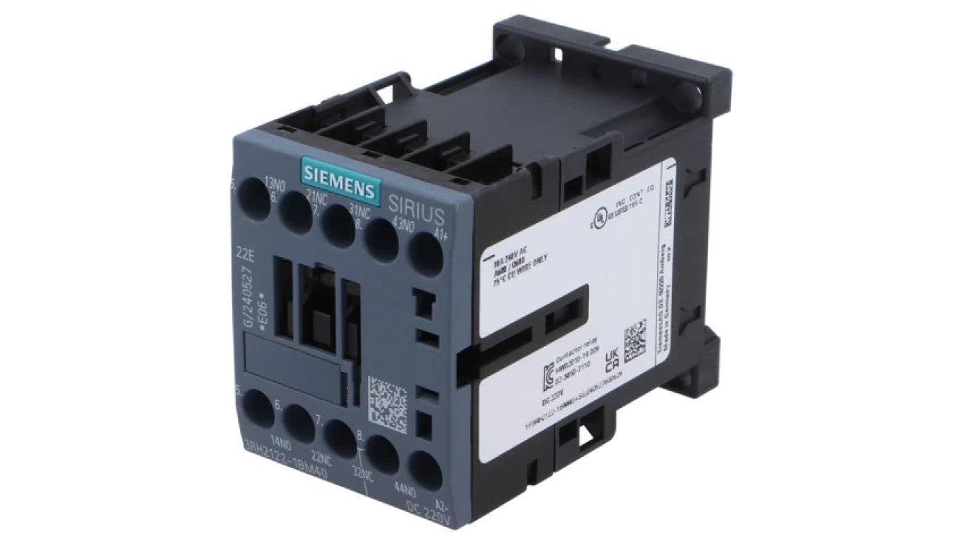 Stycznik 4-biegunowy NC x2 + NO x2, 220VDC, 3RH20 -25÷60C 3RH2122-1BM40