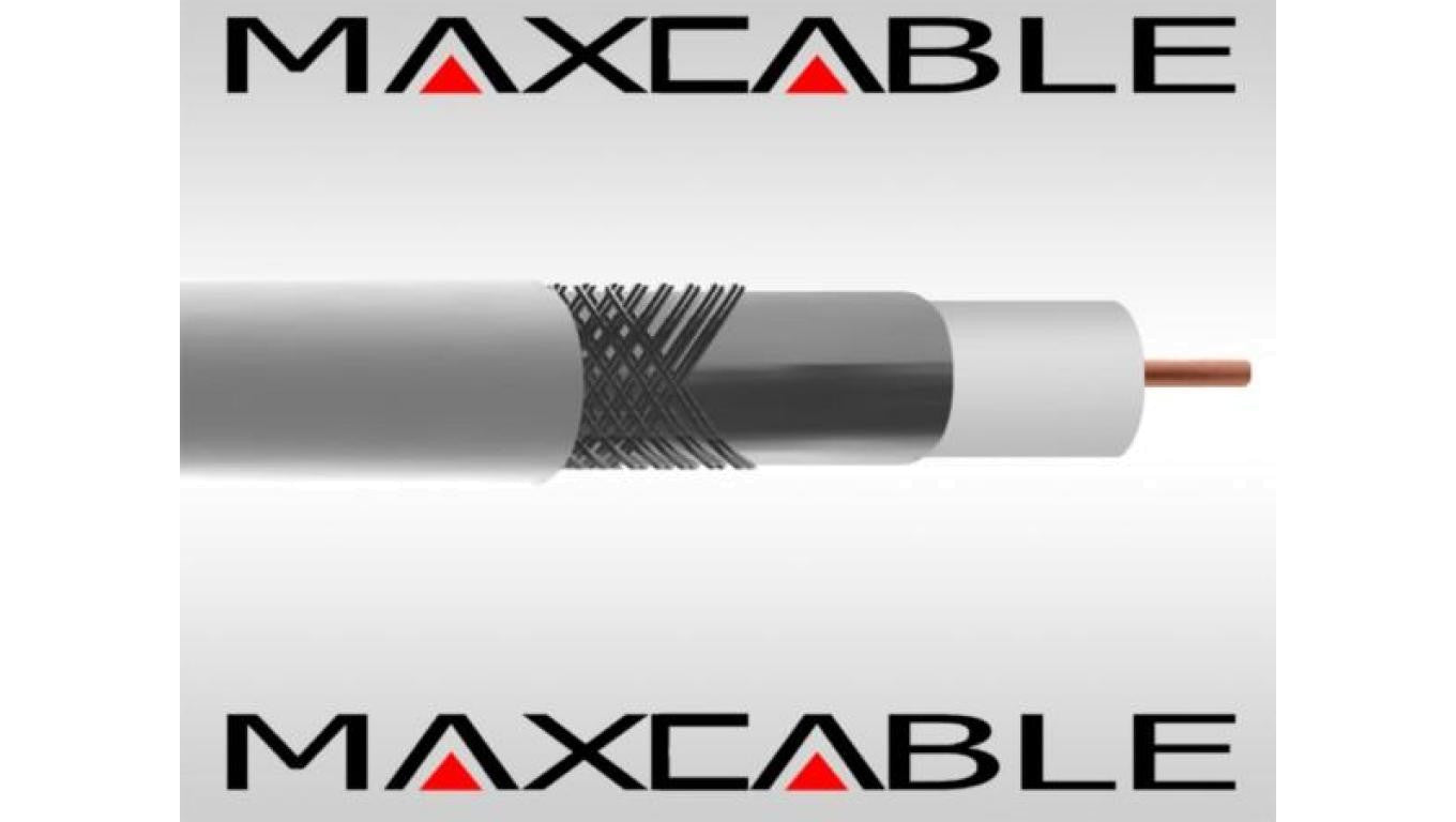 Przewód RG6U 1,02Cu 100m MAXCABLE
