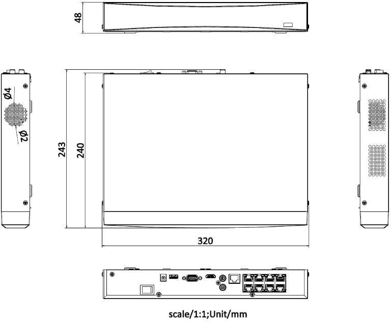 Rejestrator IP Hikvision DS-7608NXI-K1/8P D PL