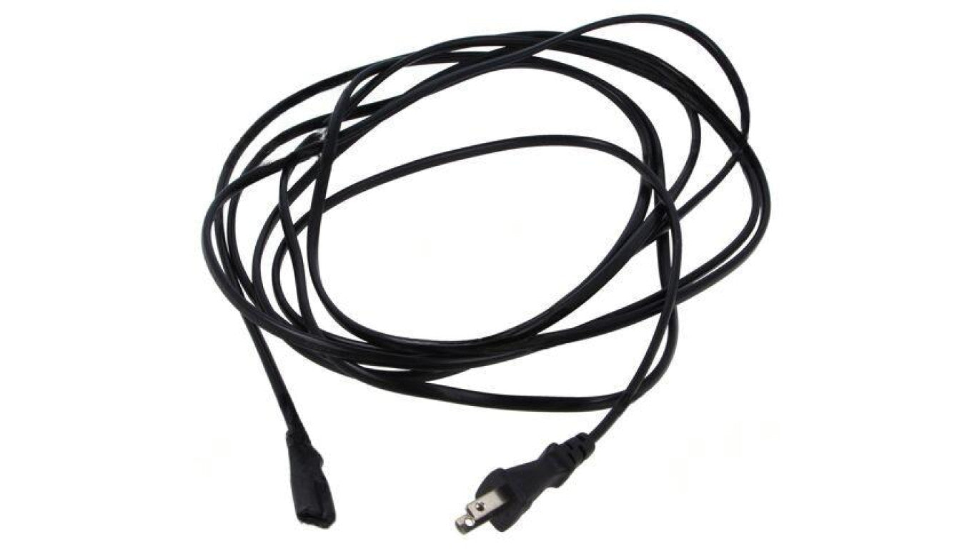 Kabel: 2x0,75mm2, IEC C7 żeński,JIS 8303 wtyk, 5m, 7A LT-819+537B VCTFK 2X0.75 5M BLK