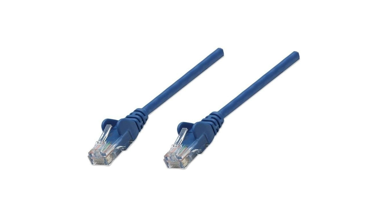 Patch Cord Cat5E UTP 3,0M Niebieski 100 Miedź 319775