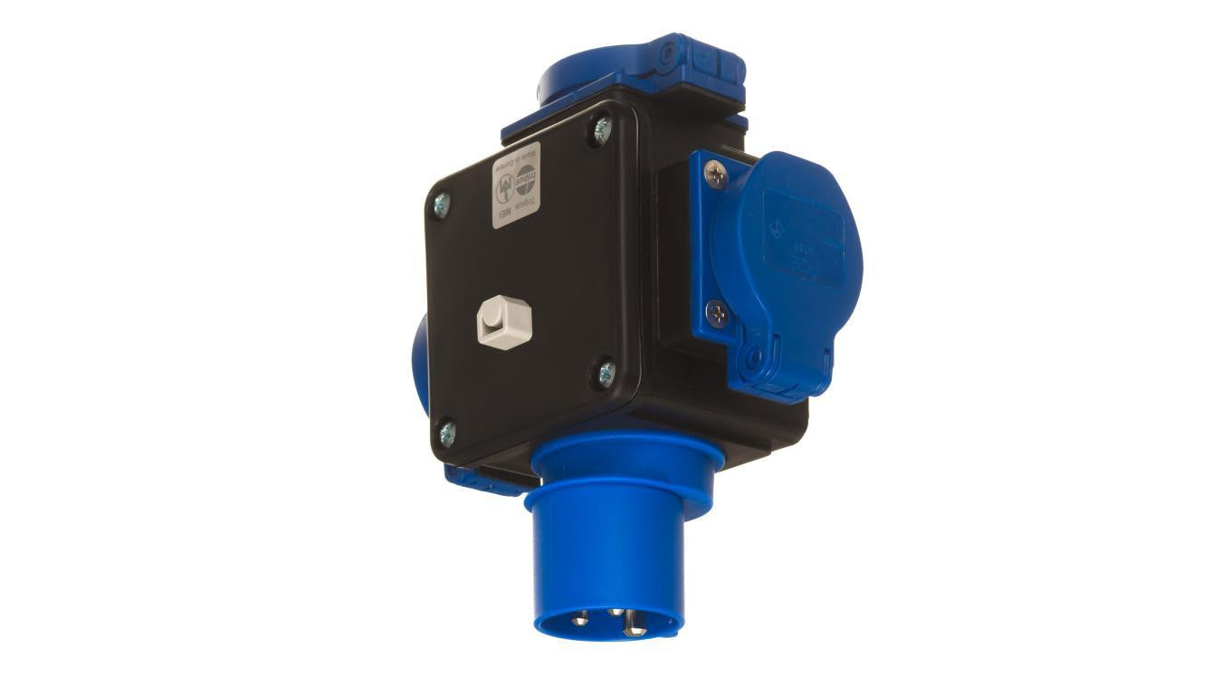 Rozdzielacz prądu 3P/230V - 3x 2P+Z/230V IP44 20P3166