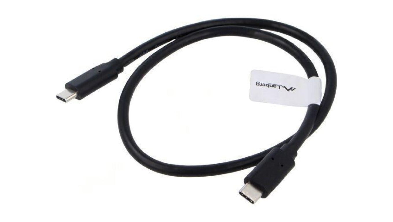 Kabel USB 3.1 USB C wtyk z obu stron złocony 0,5m czarny CA-CMCM-32CU-0005-BK