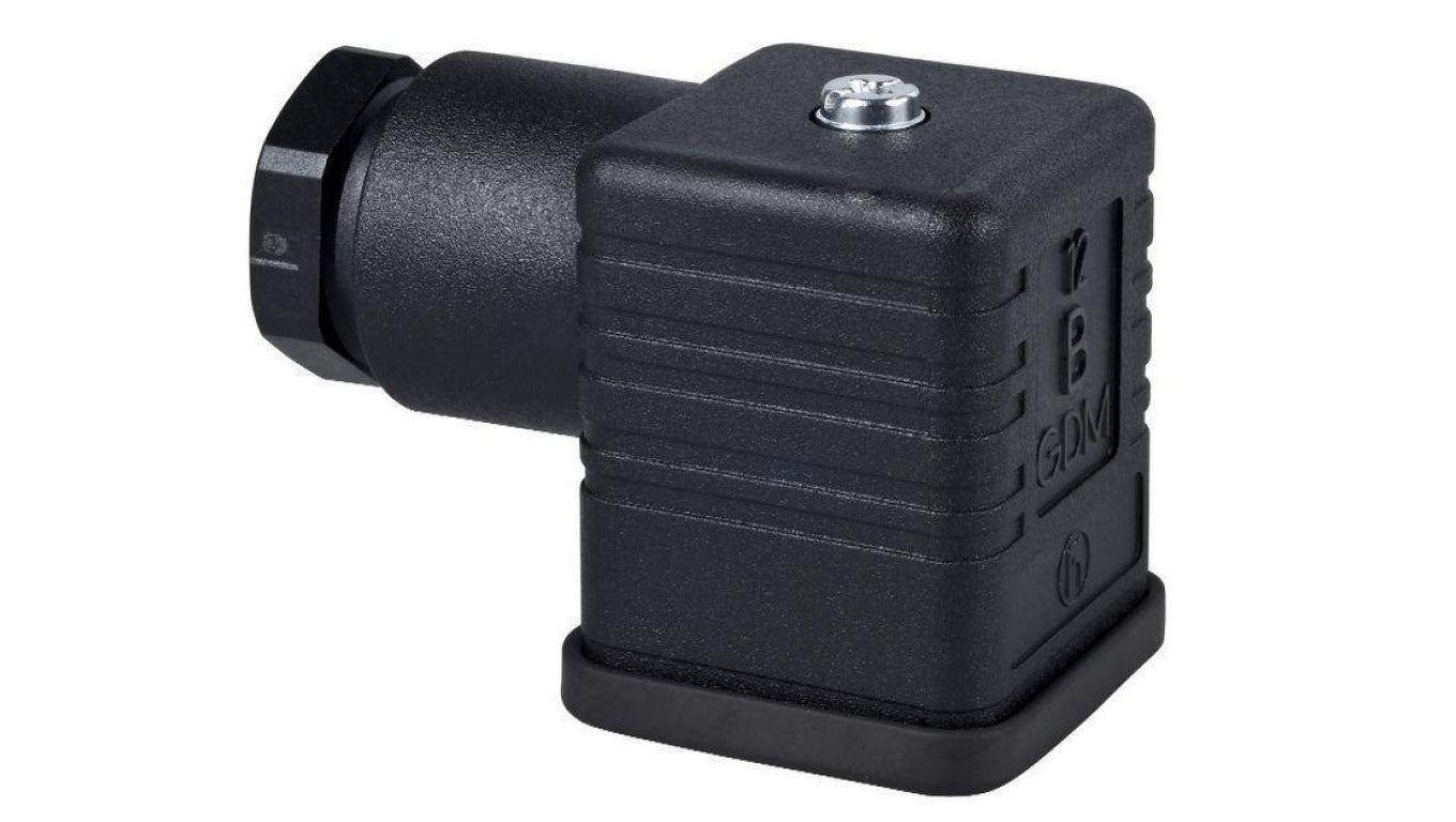 Złącze czujnika żeńskie kątowe 4-pinowe Pg11 DIN 43650 A IP65 XZCC43FCP40B