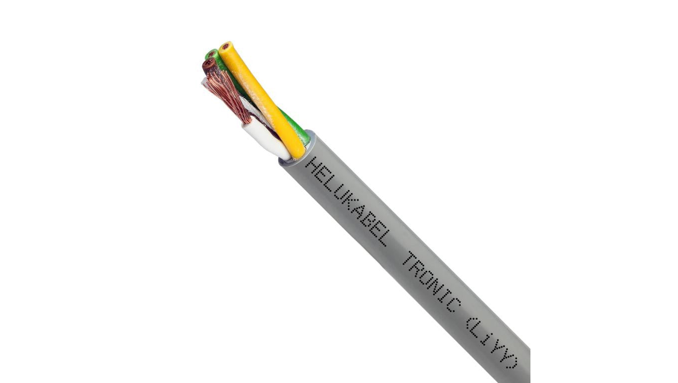 Przewód sterowniczy TRONIC LIYY 300/500V 4x0,75 szary linka Helukabel /100m/