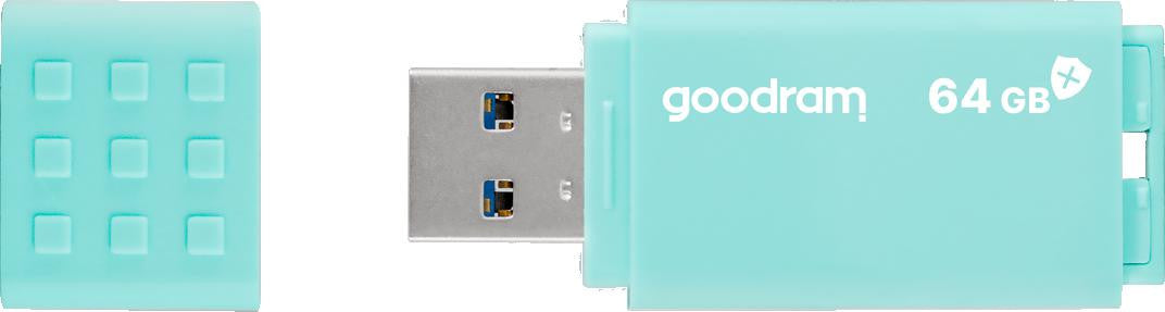 Pendrive Goodram UME3 Care 64GB USB 3.0 Miętowy