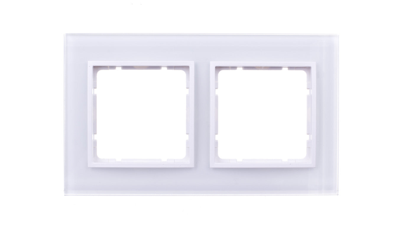 Berker.B.7 GLAS Ramka 2- krotna szklana śnieżnobiała 10126909