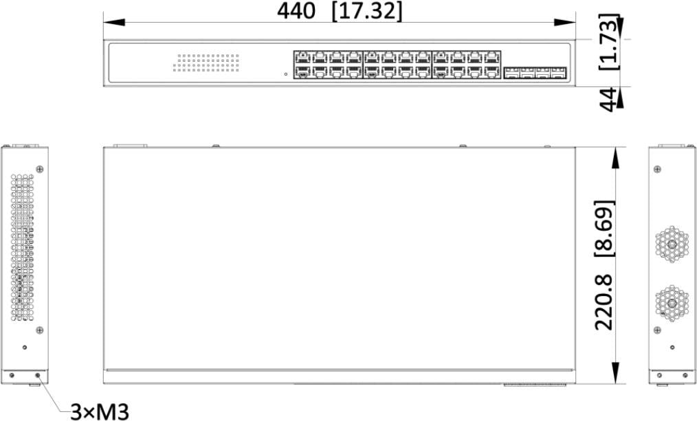 Switch Hikvision DS-3E1528P-SI-24P4F