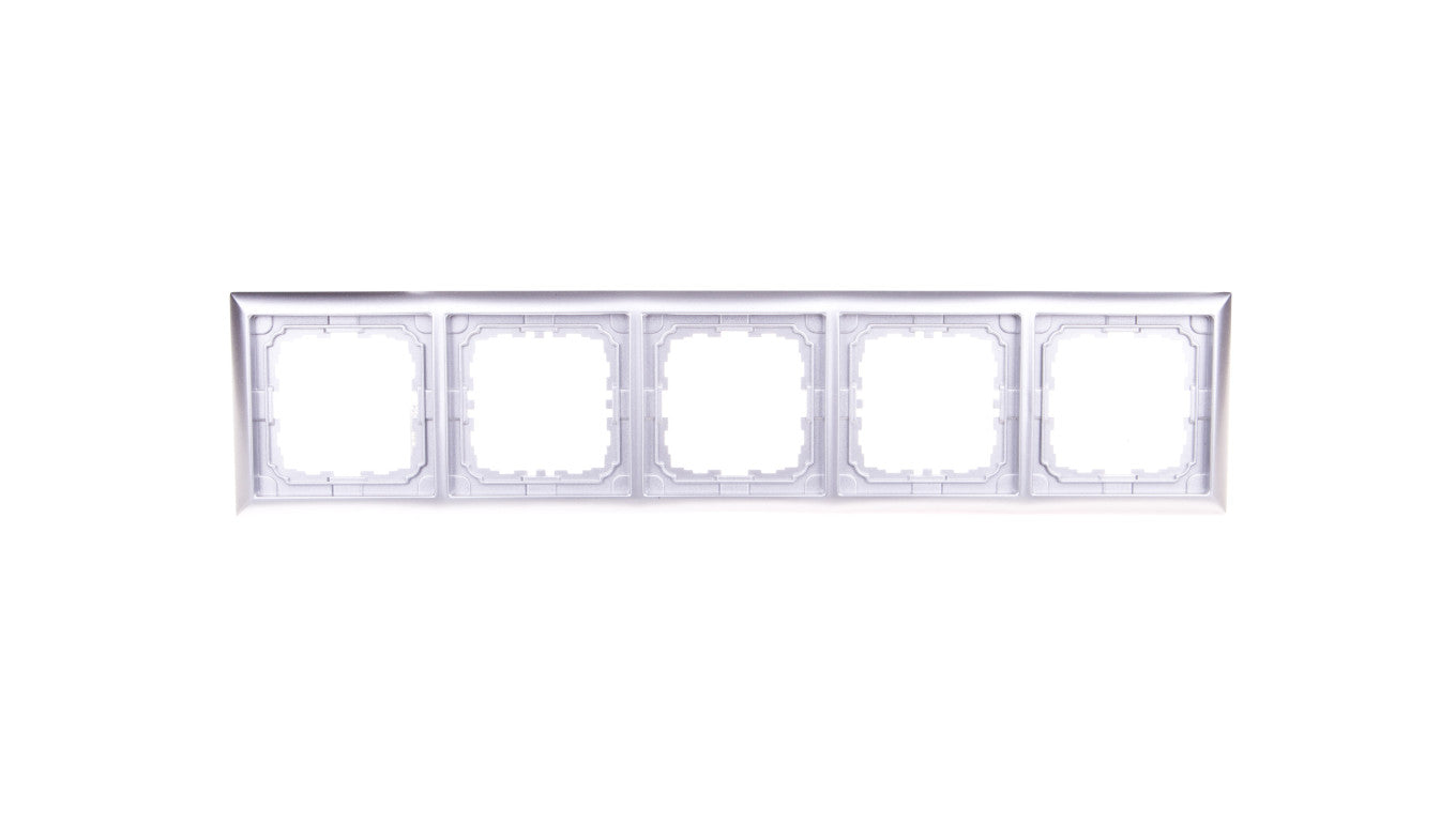 KOS66 Ramka pięciokrotna aluminium 664085