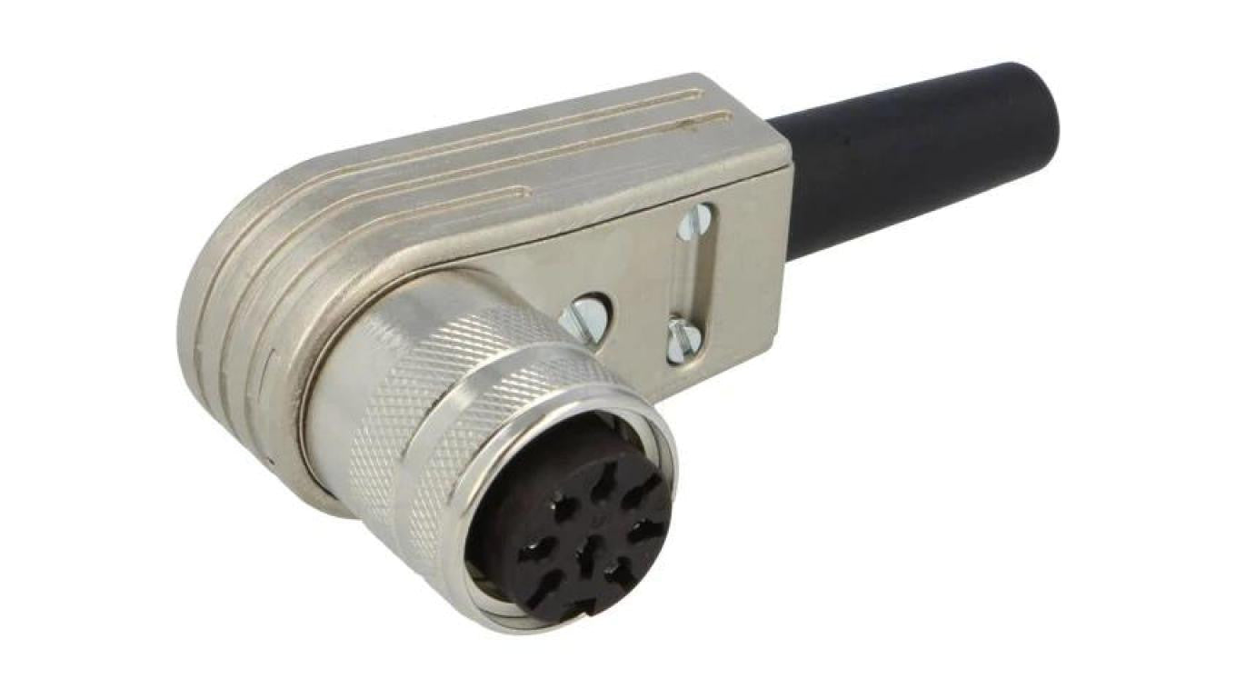 Złącze M16 wtyk żeński lutowanie na przewód 8-PIN 5A 100V T3505005U