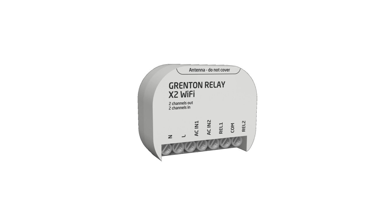 GRENTON RELAY X2 WiFi, Flush, WRE-202-W-01