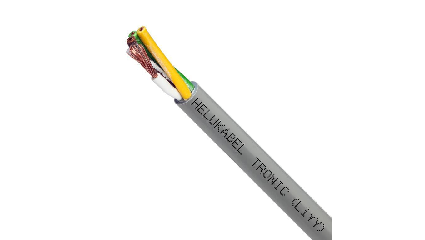 Kabel sterowniczy TRONIC LIYY 4x0,25mm2 szary 500V olejoodporny linka Helukabel /500m/