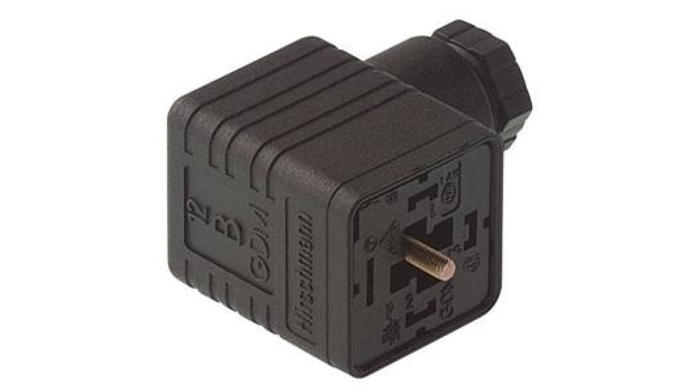 Złącze zaworowe przyłączeniowe do gniazda kabla typ A 4-PINowe 250 V GDM 3011 J schwarz