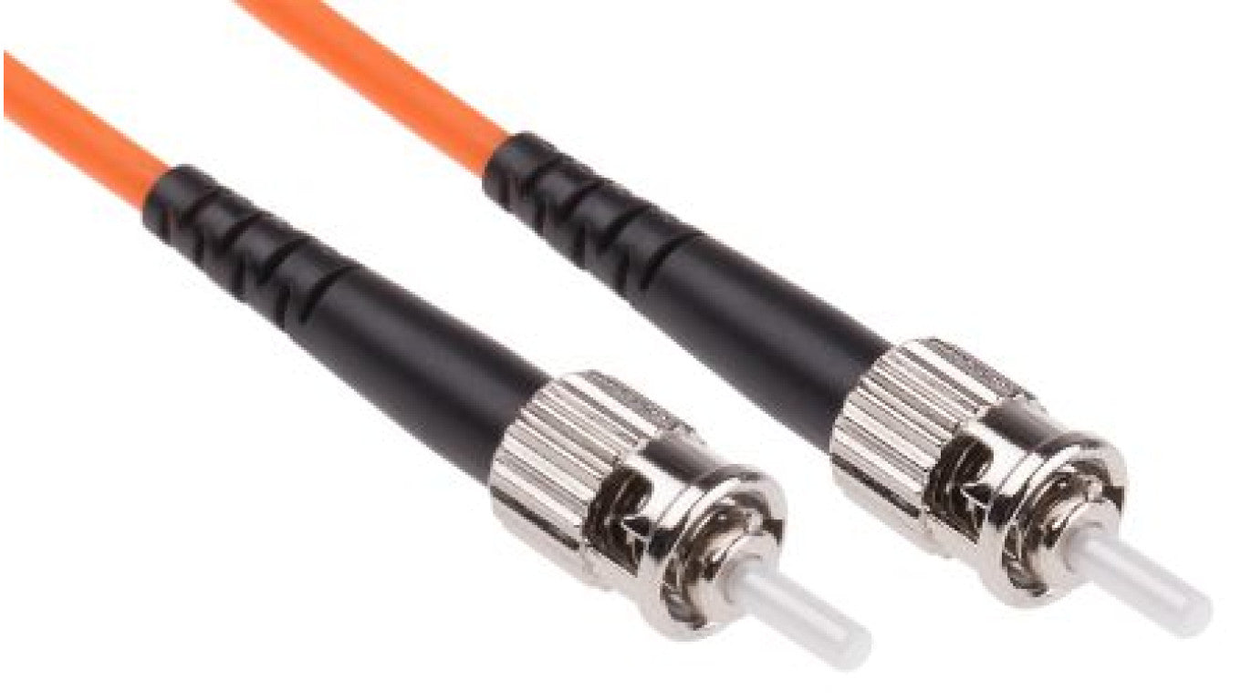 Kabel światłowodowy, średnica: 62.5/125μm, OM1 Wielomodowy, Pomarańczowy, ST / ST