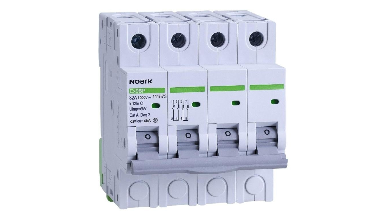 Wyłącznik nadprądowy PV 4P C 13A 1000V DC 10kA Ex9BP