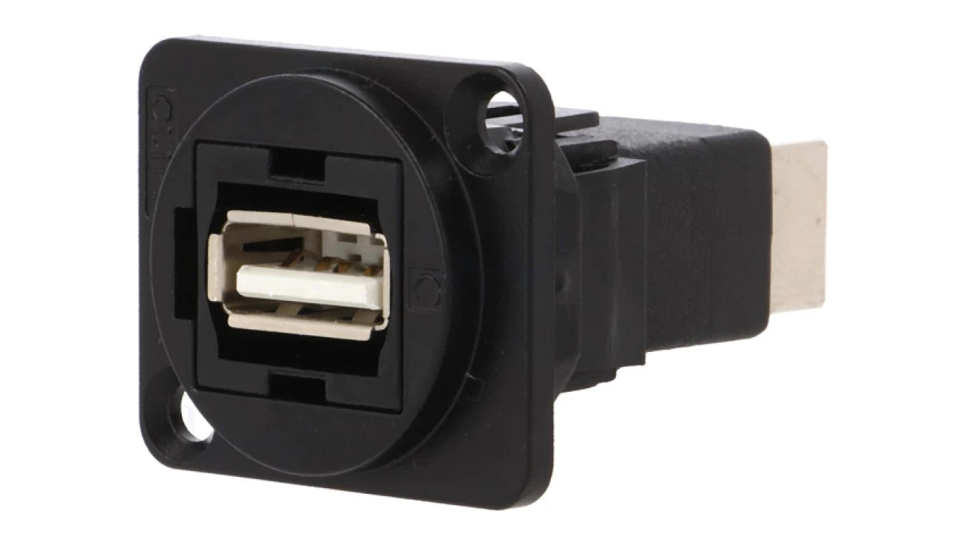Łącznik USB A - USB B 2.0 FT metal 19x24mm CP30209NMB
