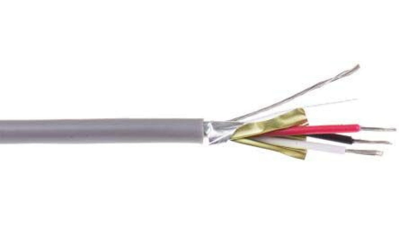 Wielożyłowy kabel przemysłowy Ekranowany 3 0,22 mm² 1 A 300 V Polichlorek winylu PVC 4mm 500m RS PRO