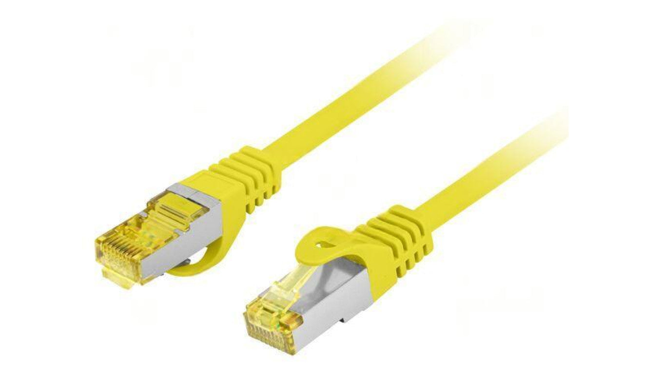 Patch cord S/FTP Cat: 6a RJ45 wtyk z obu stron linka Cu 10m PCF6A-10CU-1000-Y