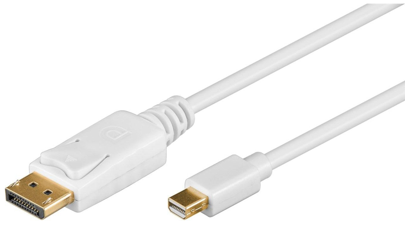 Kabel przejściowy mini DisplayPort 1.2, pozłacany - Długość kabla 1 m