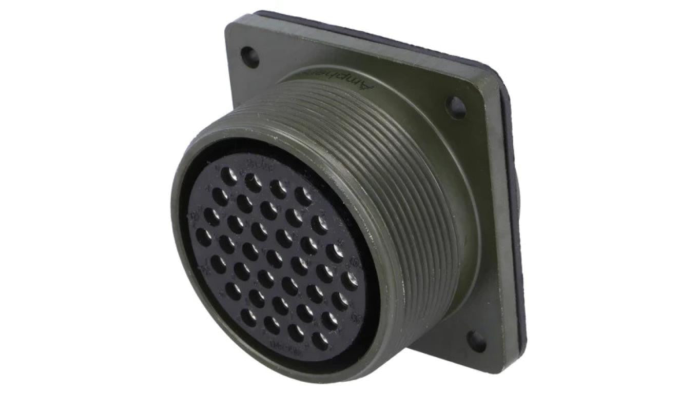 Złącze okrągłe 13A rozmiar 28 MS/DS stop aluminium DS3102A 28-21S
