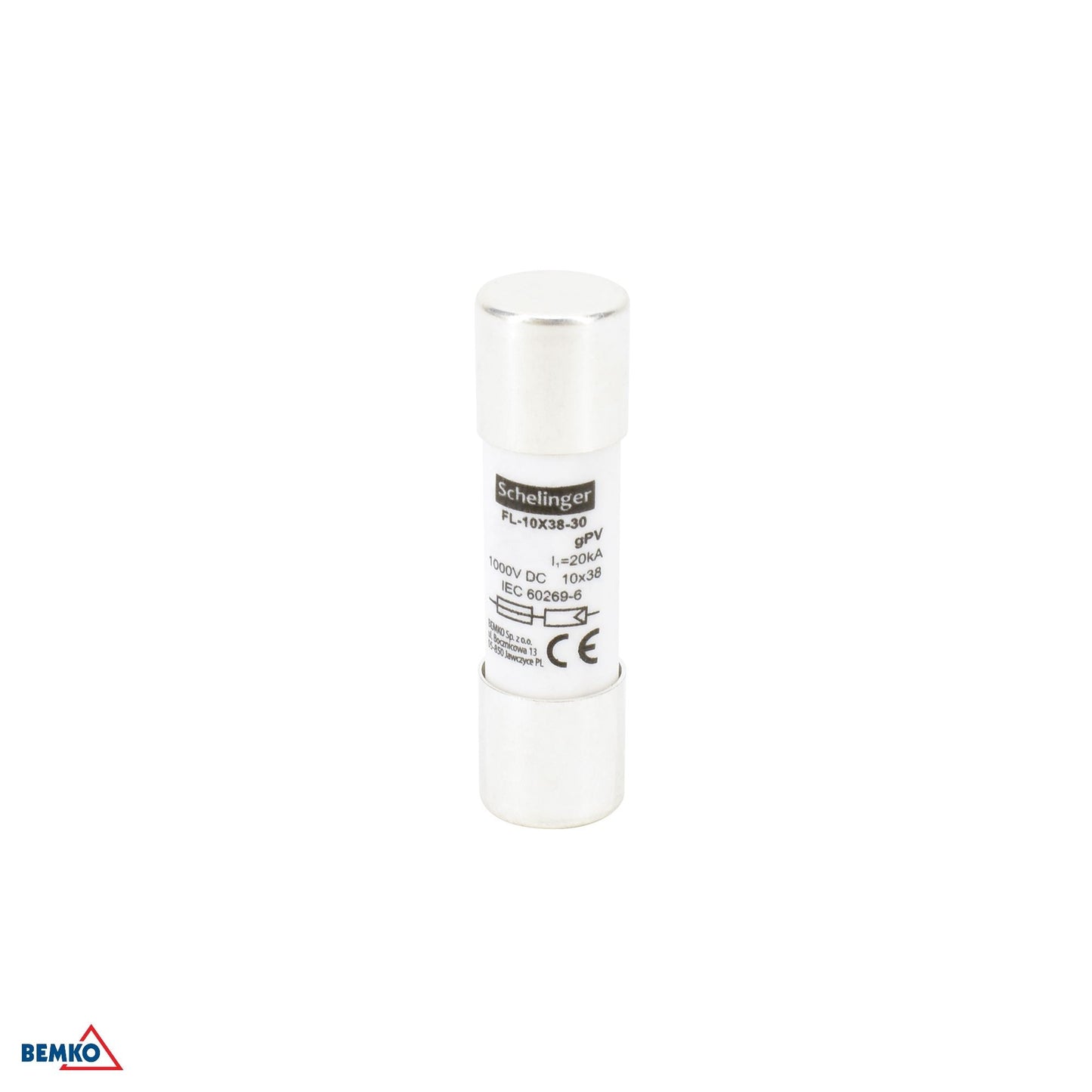Wkładka topikowa cylindryczna 10x38MM 1000V DC 10A