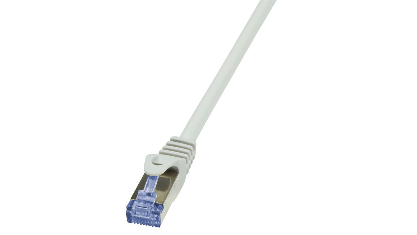 LogiLink Patchcord S/FTP szary kat.6A LSZH 0,25m