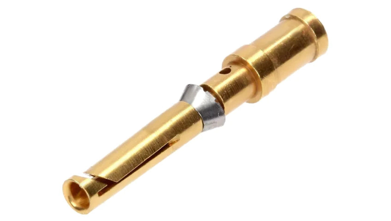 Styk żeńskie stop miedzi złocony 2,5mm2 14AWG Han D HMC 09152006226
