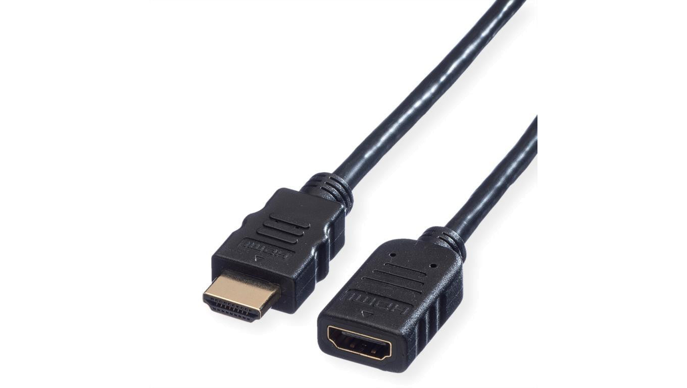 VALUE Kabel HDMI High Speed met Ethernet M-F, 2 m