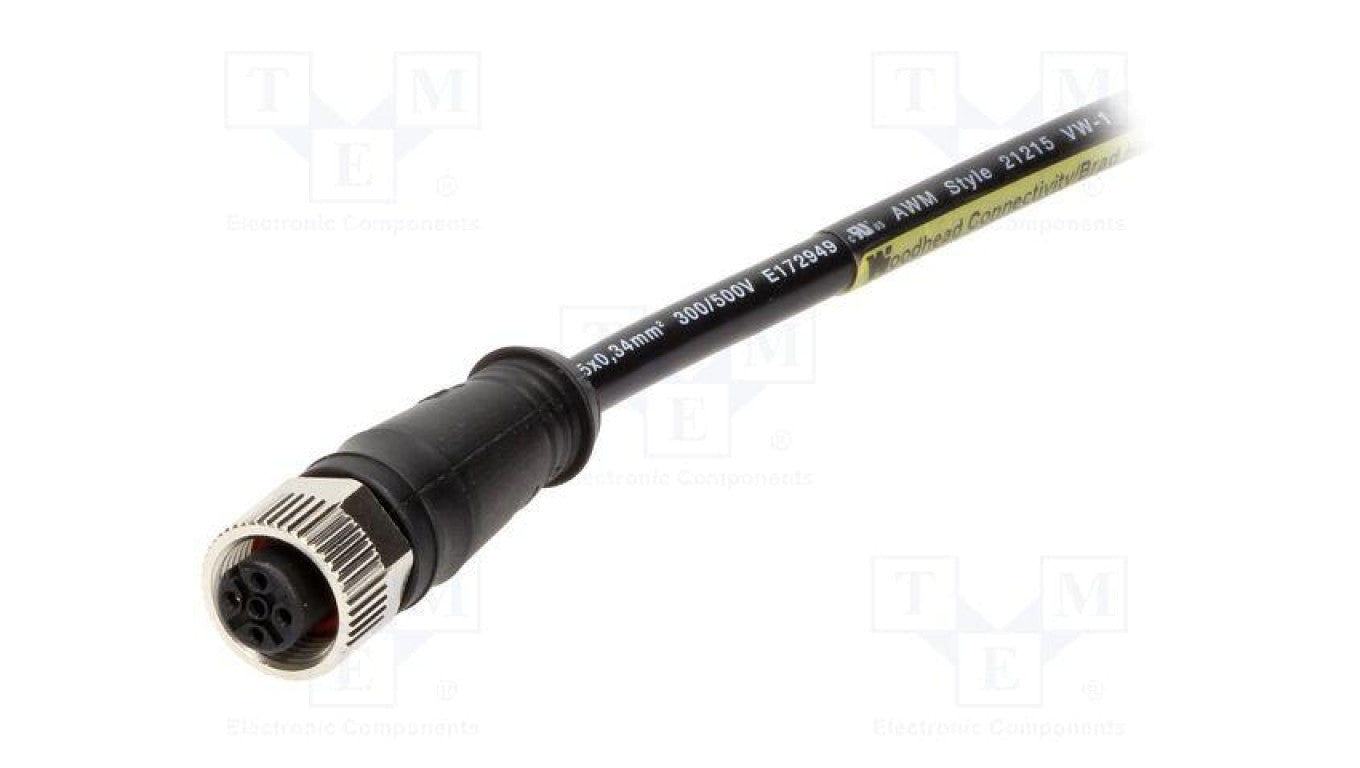 Złącze M12 wtyk żeńskie Micro-Change PIN 5 proste 4A 60V 1200659520