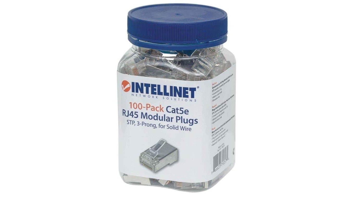 Wtyk modularny RJ45 Cat5e 3-ząbkowy na drut 790574 /100szt./