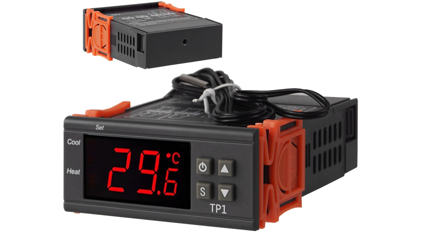 Termostat elektroniczny panelowy 12V DC TP1-12V
