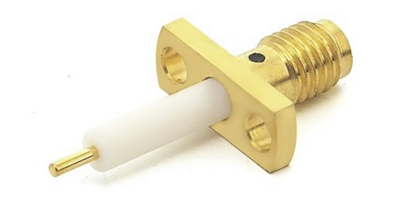 Złącze koncentryczne, 50, 38GHz, Żeńskie, męskie, Lutowane, Montaż na kołnierzu +165C -65C