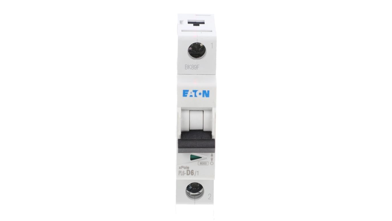 Wyłącznik nadprądowy 1P D 6A 6kA AC PL6-D6/1 286542