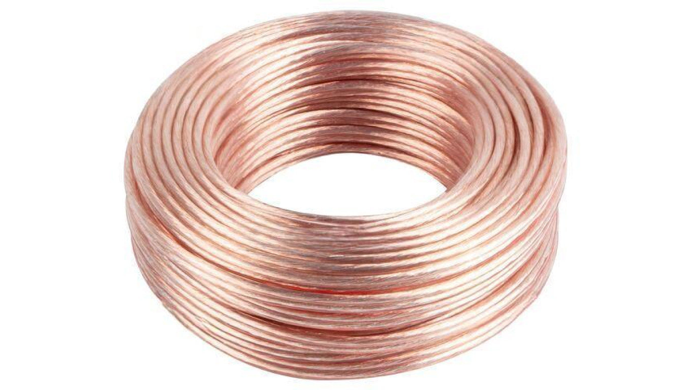 Przewód głośnikowy 2x4mm2 linka CCA przezroczysty -30÷70C SC-2X40-10CC-0250-TR