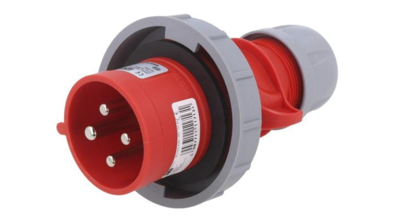 Złącze zasilające 3-fazowe AC, wtyk męski, 32A/400VAC, IP67 0242-6V