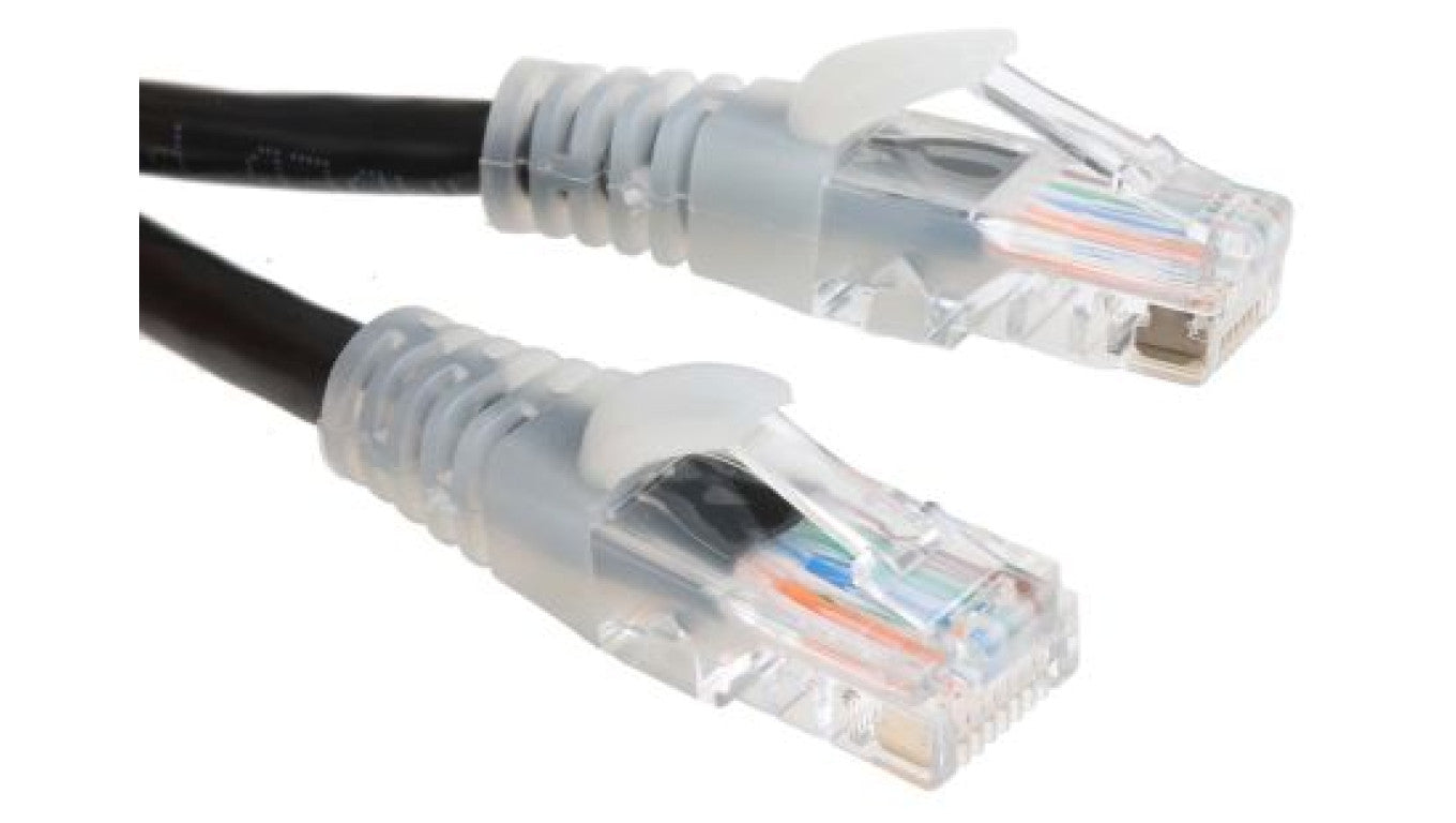 Kabel kat. 5e U/UTP Czarny 5m