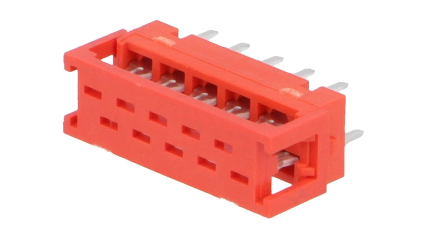 Micro-MaTch przejście 10-PIN IDC,THT na PCB,na taśmę 1,27mm 8-215570-0