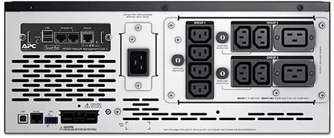 APC Zasilacz awaryjny SMX3000HVNC SMART X 3000VA R2T 4U LCD + AP9641