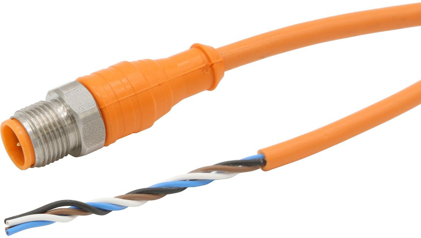 Kabel połączeniowy, 10 m, wtyczka M12 4-stykowa prosta, wolny koniec kabla, PVC VKA0A574